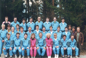 Mannschaft RCU-Haus 1989